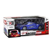 4WD 1/24 RC Remote Control Light Up Racing Car W/ 3D Flashing Lights Drive Toy