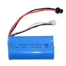 Fayee FY004A Upgraded 7.4v 2000mAh 20C 2S Lipo Battery +USB Cable +Low Electric Alarm