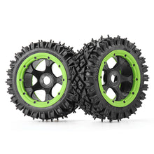 4PCS Rovan 85243 Front Rear Tires & Wheels for 1/5 HPI KM Baja 5B RC Car Parts