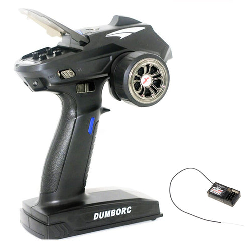 DumboRC X5 2.4G 5CH Transmitter with X6F Receiver for JJRC Q65 MN-90 RC Vehicles Boat Tank Models 