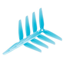 HQProp HeadsUp Racing 3-Bladed Prop R38 Blue (2CW+2CCW) Poly Carbonate Propeller Multi Rotor Parts For FPV Racing RC Drone