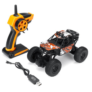 1/22 2.4G 4WD Four Wheel Drive Big Foot Off-Road Vehicle RC Car Crawler Buggy With 2 Battery