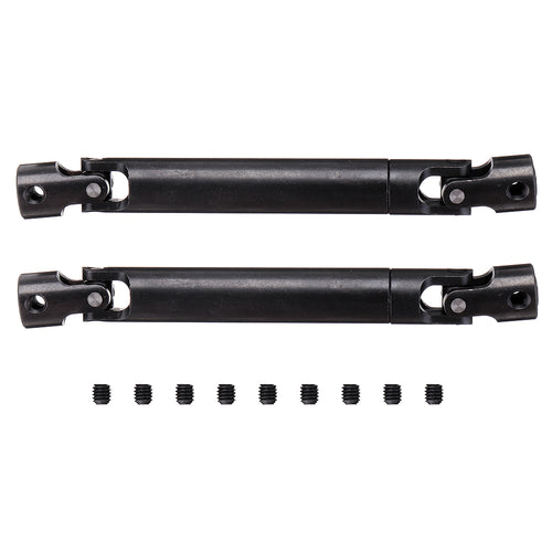 2PCS Black For Metal Drive Shaft 90-115mm 110-155mm 1/10 SCX10 D90 RC Car