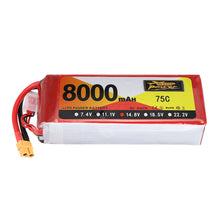 ZOP Power 14.8V 8000mAh 75C 4S Lipo Battery XT60 Plug for RC Car Quadcopter