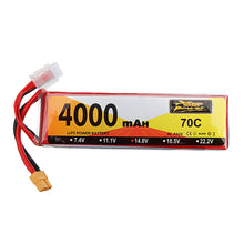 ZOP Power 14.8V 4000mAh 70C 4S Lipo Battery XT60 Plug for RC Racing Drone