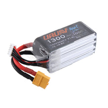 URUAV Graphene-X V1.0 4S 14.8V 1300mAh 100C Fast Charge Lipo Battery XT60 Plug for RC Drone FPV Racing