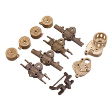 DasMikro Das87 DS87E06 4WD Unimog Truck Metal Chassis DIY Kit RC Car Parts 