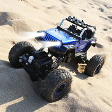 WESIPI 3053R 1/18 2.4G 4WD Hummer RC Car Rock Crawler Off-Road RTR Vehicles W/ LED Light Toy
