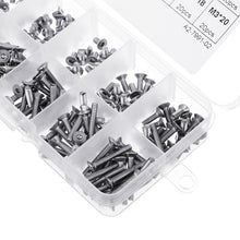 200Pcs M3 304 Stainless Steel DIN7991 Flat Head Screw Countersunk Hex Socket Cap Bolt for RC Model