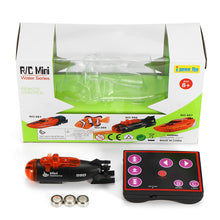  Mini Micro Radio Remote Control RC Submarine Ship Boat With LED Light Toy Gift 