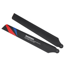 1 Pair XK K130 RC Helicopter Parts Carbon Fiber Main Blade 