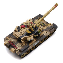 BB638 Plastic 2.4G 10CH RC Tank With Light Sound RC Car Toys