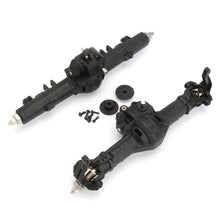 Front +Rear Black Gear Box Set for 1/10 Axle HG P401/P402/P601 Crawler RC Car Truck Parts