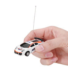 1PC 1/58 Electric Mini Coke Rc Car W/ LED Light Radio Remote Control Micro Racing Toy Random Color 