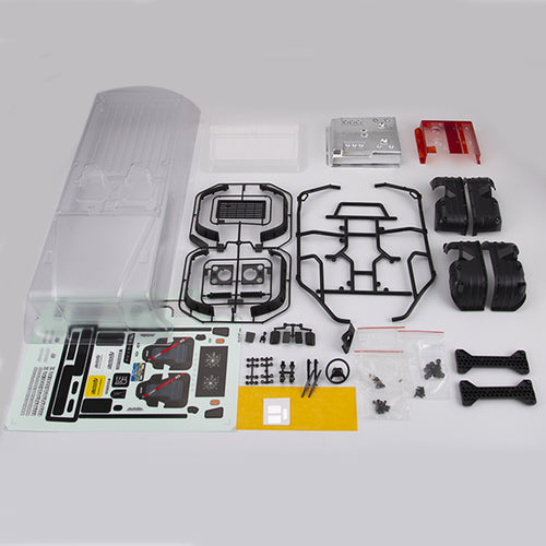 Killerbody 48722 MARAUDER Ⅱ Clear RC Car Body Shell Fit For 1/10 Axial SCX10&SCX10 ⅡChassis
