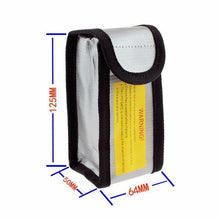 YND0045 LiPo Battery Explosion Proof Safety Bag 64x50x125mm