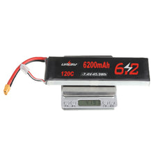URUAV 7.4V 6200mAh 120C 2S Lipo Battery XT60 Plug for RC Racing Drone RC Car Airplane