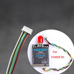 10cm FPV Video Transmitter Connection Cable Wire For Racing Drone Pandarc 5804M/Rush Tank//EWRF/Foxeer TM25 Cleartx VTX