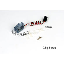 PZ 2.5g Servo Analog Plastic Gear Molex pico 1.25mm/ TJC8 2.54mm for RC Drone Car Robot Airplane Aircraft Fixed Wing Plane