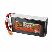ZOP Power 22.2V 5000mah 75C 6S Lipo Battery XT60 Plug for RC Drone
