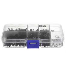 340PCS Flat Round Head Screw Container Box Repair Tool Kit for HSP 1/10 RC Car DIY Parts 