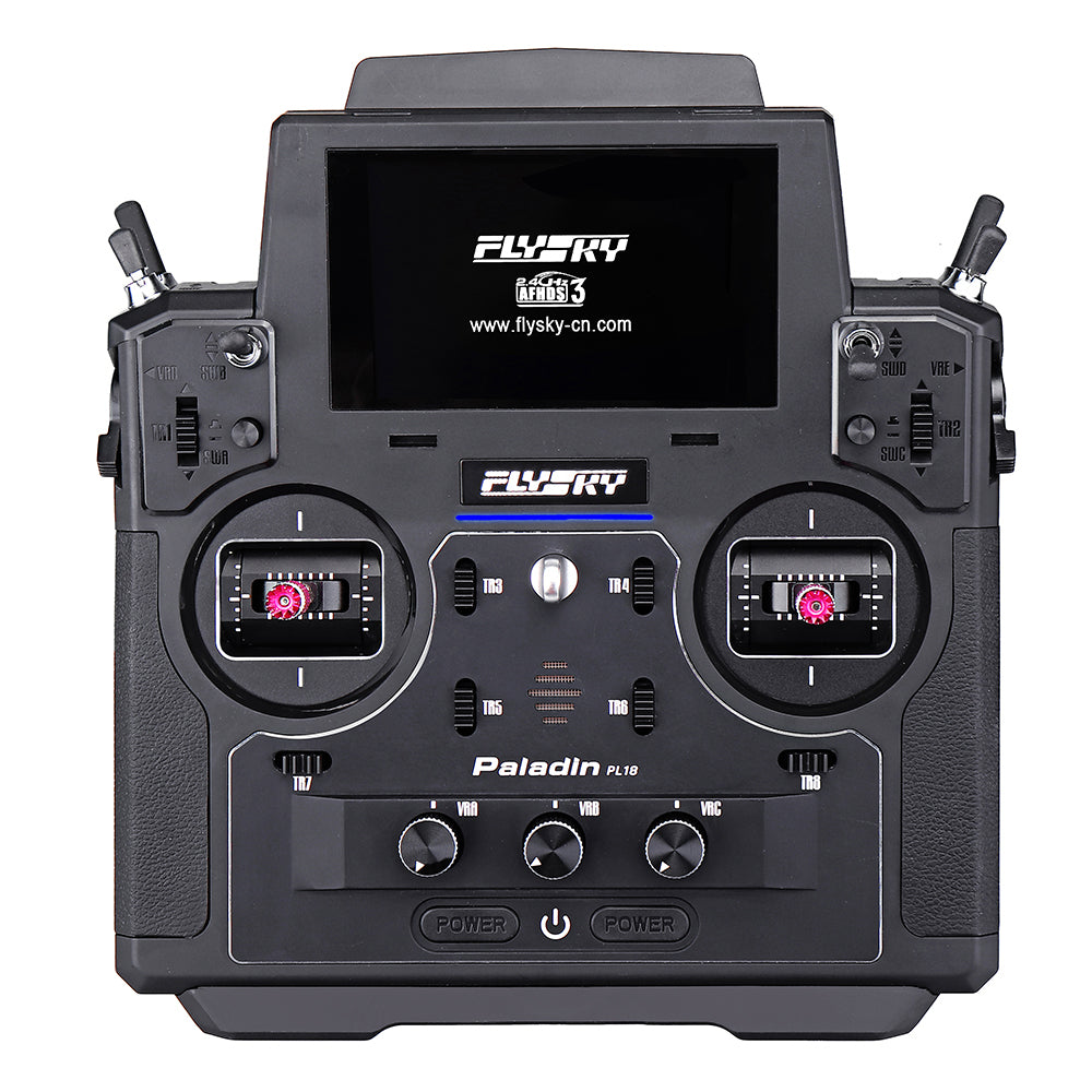 Flysky FS-PL18 Paladin 2.4G 18CH Radio Transmitter with FS-FTr10 Receiver HVGA 3.5 Inch TFT Touch Screen for RC FPV Racing Drone Airplane Helicopter Vehicle 