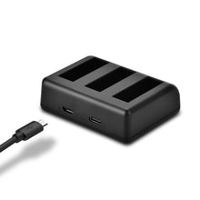 KingMa BM055 3-Channel 5V/2.1A Micro USB / Type-C Triple Charger For DJI OSMO ACTION Camera