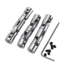 3PCS Metal Universial Drive Shaft for WPL B16 B36 1/16 6WD Rc Car Parts 