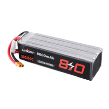URUAV 22.2V 8000mAh 30/60C 6S Lipo Battery XT60 Plug for RC Quadcopter FPV Drone
