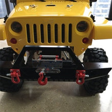 Aluminum Front RC Car Bumper With LED Light For Axial SCX10 Crawler 4WD Truck 1/10 RC Car