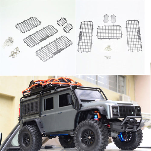 5PCS 1/10 RC Car Crawler Stainless Steel Windows Guard for Traxxas TRX-4 TRX4