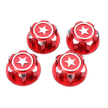 4PCS 17mm Dustproof Non Slip Hex Wheel Nut for X-Maxx Summit 1/8 RC Car Vehicles Parts