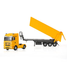 RUICHUANG QY1101C 1/32 2.4G 6CH Rc Car Dump Truck Electric Mercedes RTR Model 