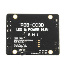 5 in 1 V3 PDB LED Power Hub 5V 12V Dual BEC Low Voltage Buzzer Tracker For FPV Racer