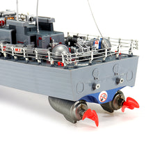 1/115 2.4G EHT-2877 Missile Destroyer RC Boat 4km/h With Two Motor And Light Vehicle Models