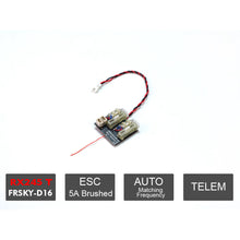 URUAV  MXL-RX62H-A V3 Mini 4CH RC Receiver with Telemetry Built-in 5A Brushesed ESC Linear Servo Support DSMX/2 FRSKY D-16 For RC Airplane Helicopter