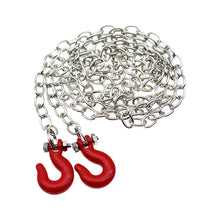 Trailer Hook Chain Tow Buckle Rescue Buckle for 1/10 Axial SCX10 90046 RC4WD D90 CC01 Rc Car Parts
