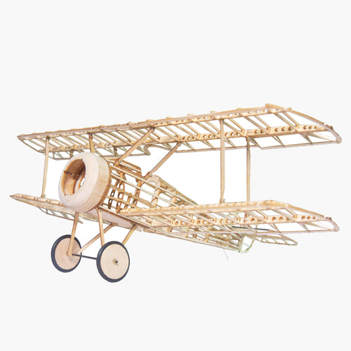 Mini Camel Fighter 380mm Wingspan Balsa Wood Laser Cut RC Airplane Kit