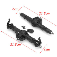 Front +Rear Black Gear Box Set for 1/10 Axle HG P401/P402/P601 Crawler RC Car Truck Parts