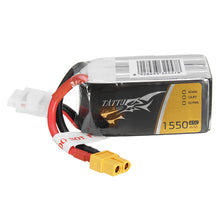 TATTU 14.8V 1550mAh 45C 22.9Wh 4S XT60 Plug Lipo Battery for FPV RC Drone
