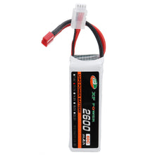 XF POWER 11.1V 2600mAh 60C 3S Lipo Battery T Plug for RC Car