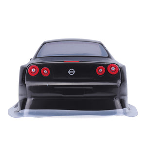 1PC Box Pack 020GR 190MM Painted PVC Body Shell +Rear Wing for 1/10 RC Drift Racing Car Model Parts