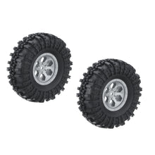 2PCS RGT EX86100 1/10 RC Car 1.9 Inch Pre-mount Tires & Wheel R86034 Spare Parts 