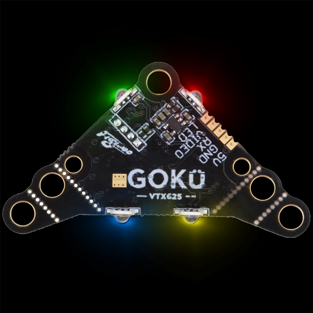 Flywoo GOKU VTX625 PIT/25mW/50mW/100mW/200mW/450mW VTX Switchable 5V 16mm/20mm/30.5mm Mounting Hole