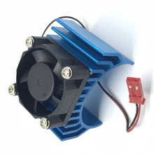 Aluminum Alloy 540/550 Motor Heatsink Radiator With Fan JST Connector for 1/8 1/10 Rc Car Parts