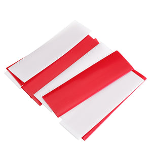 10X3X0.2cm DIY Universal Thermoplastic Card Quick Reusable Strong Fixes Card White Red Color