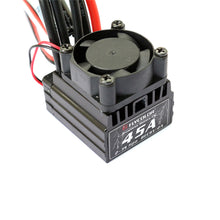 Flycolor 3650 3000KV Brushless Waterproof Sensorless Motor +45A ESC Combo Set for 1/10 Rc Car Parts