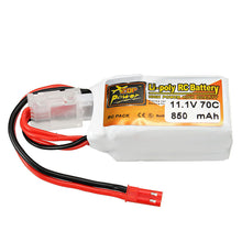 ZOP Power 11.1V 850mah 70C 3S  Lipo Battery JST Plug
