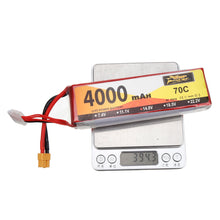 ZOP Power 14.8V 4000mAh 70C 4S Lipo Battery XT60 Plug for RC Racing Drone