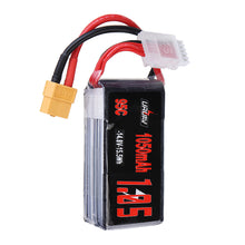 URUAV 14.8V 1050mAh 95C 4S Lipo Battery XT60 Plug for FPV Racing Drone